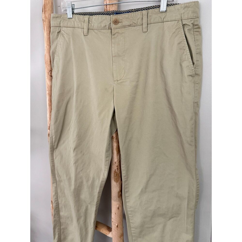 Charleston Threads Khaki Chino Pants Men 36x32 Beige Coastal Preppy Golf Casual